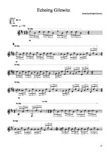 Free Sheet Music Requiem For John Hurt Richard Gilewitz